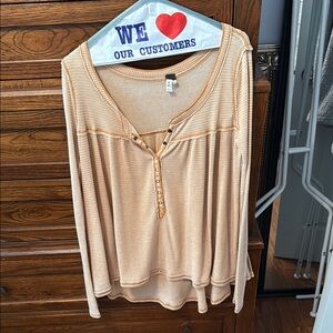 Free People Women's Tan Top